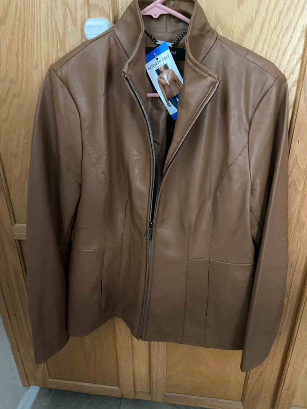 Keneth Cole Women Faux Leather L